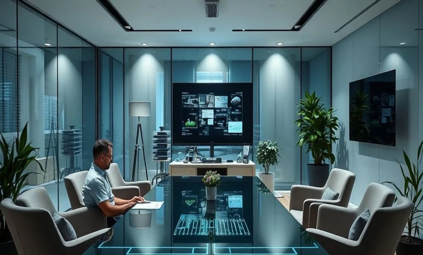 Problem solving consulting modern room